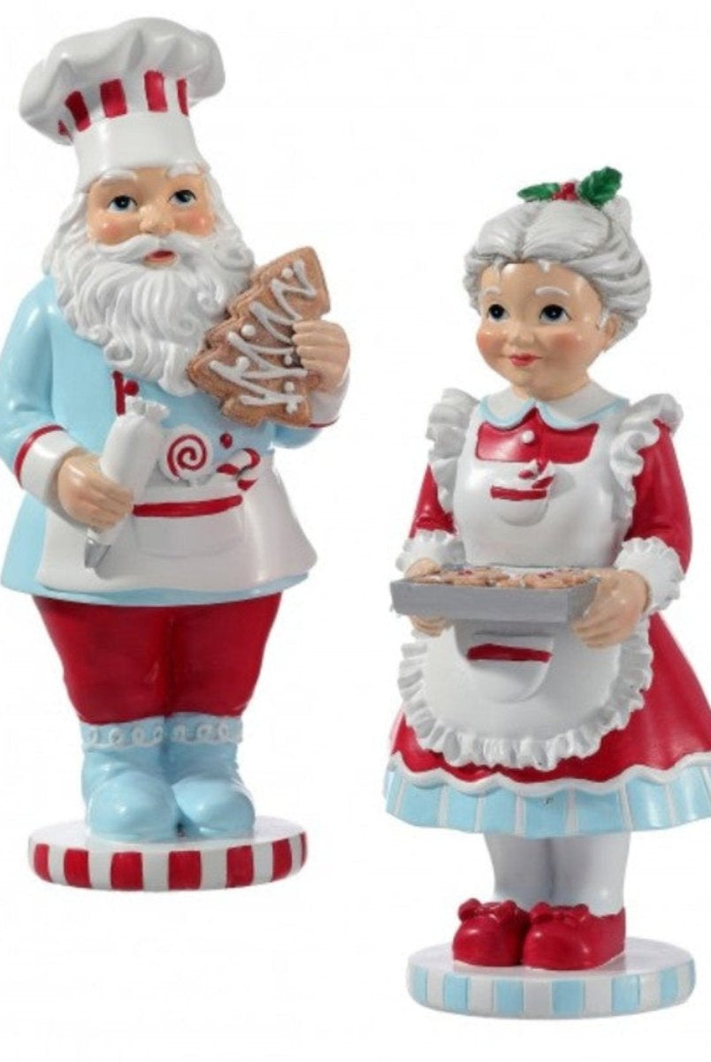 Shop For Resin Santa and Mrs. Claus Baking (Set of 2)