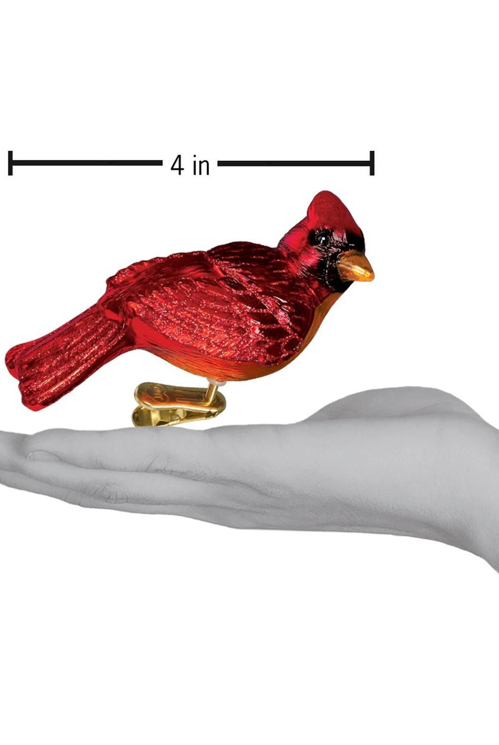 Resting Cardinal Ornament
