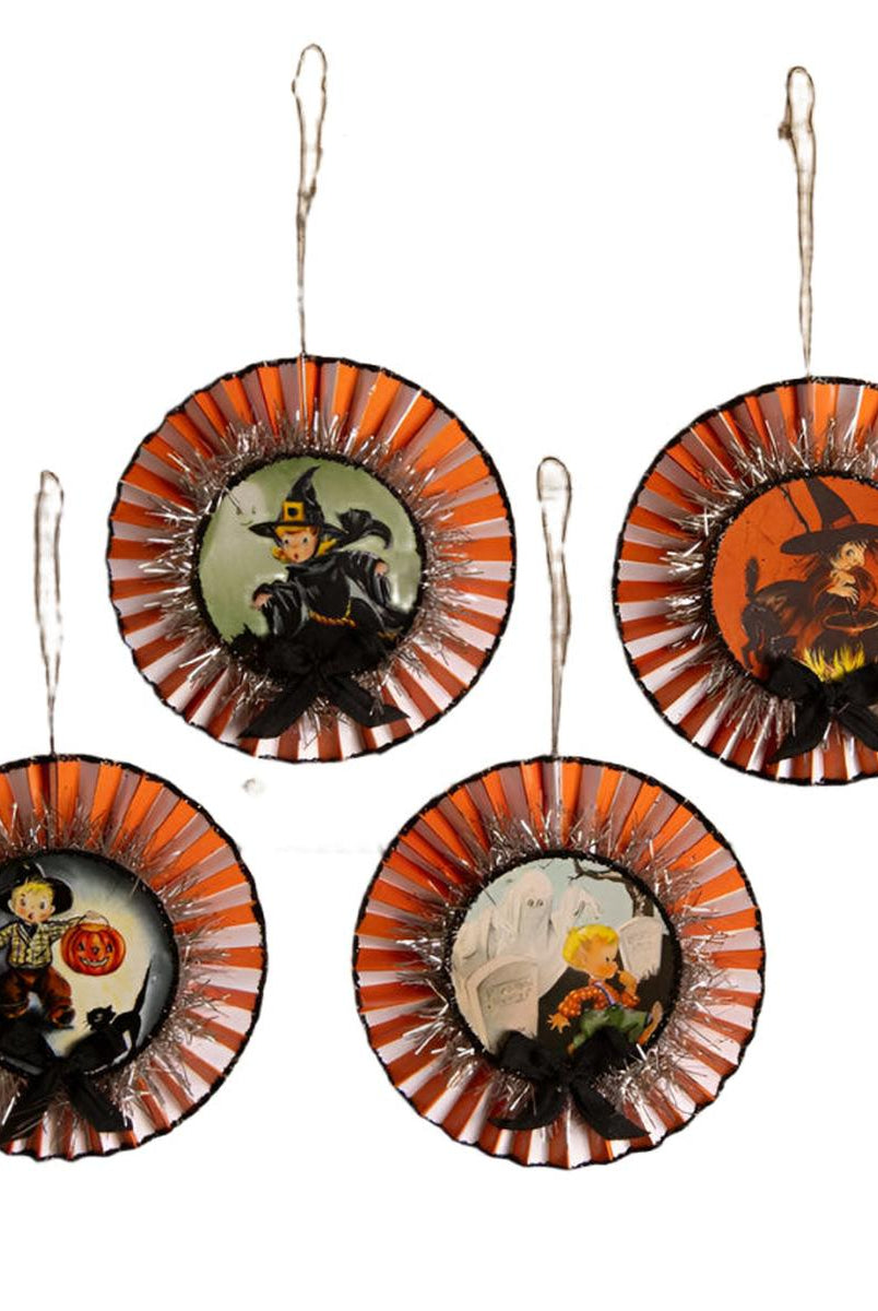 Shop For Retro Halloween Rosettes, Set of 4