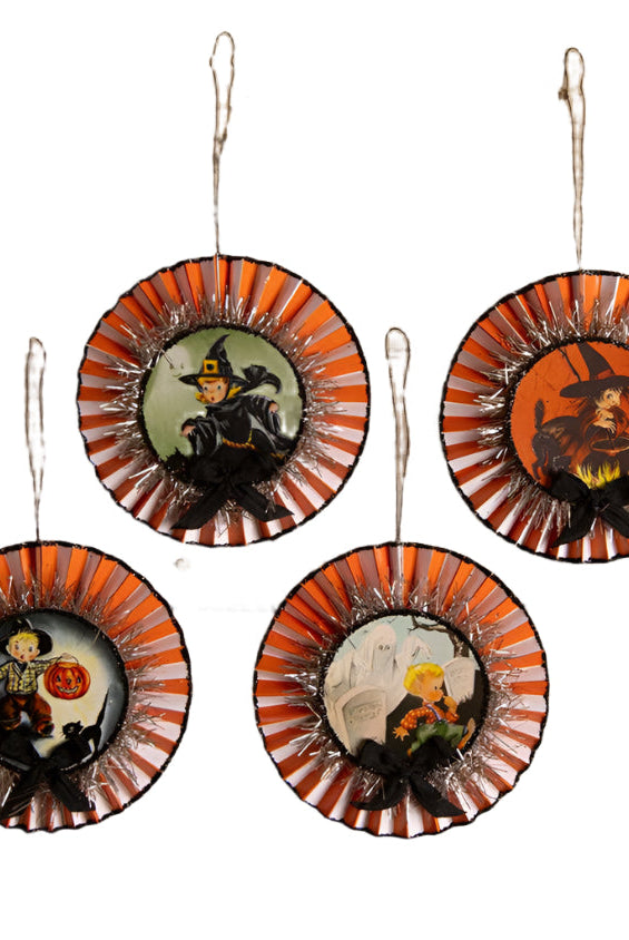 Shop For Retro Halloween Rosettes, Set of 4