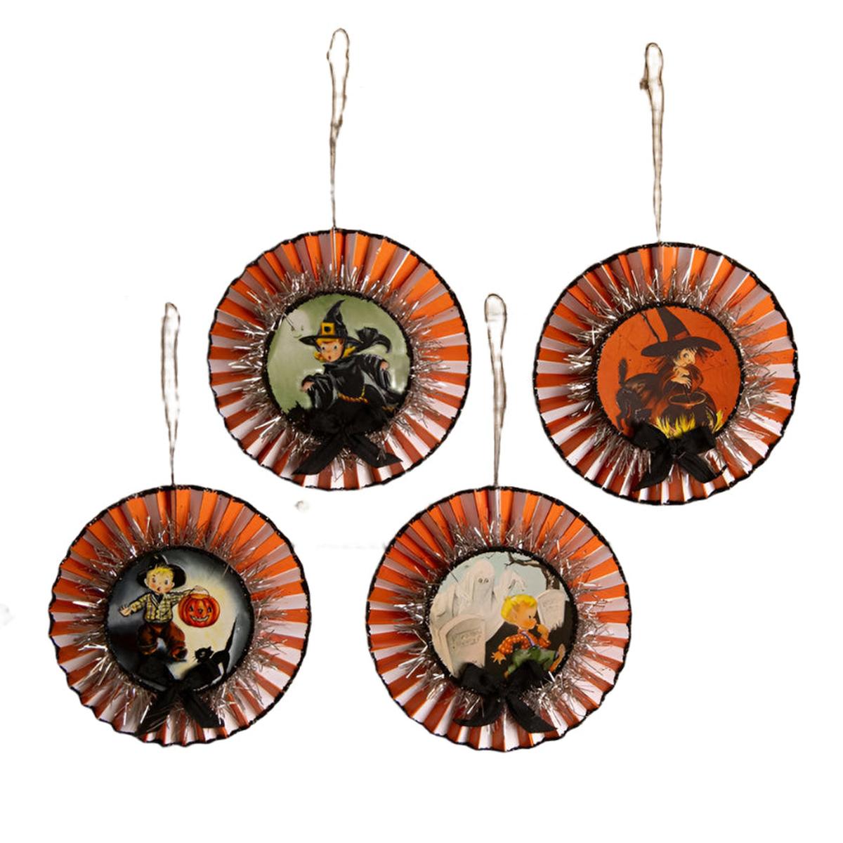 Shop For Retro Halloween Rosettes, Set of 4