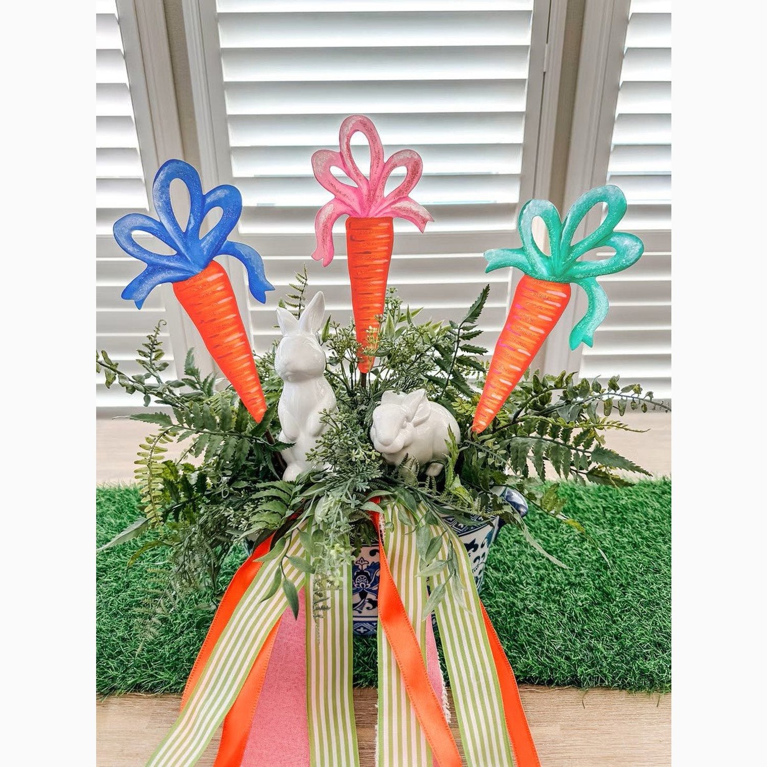 Shop For Ribbon Topped Carrots (Set of 3)