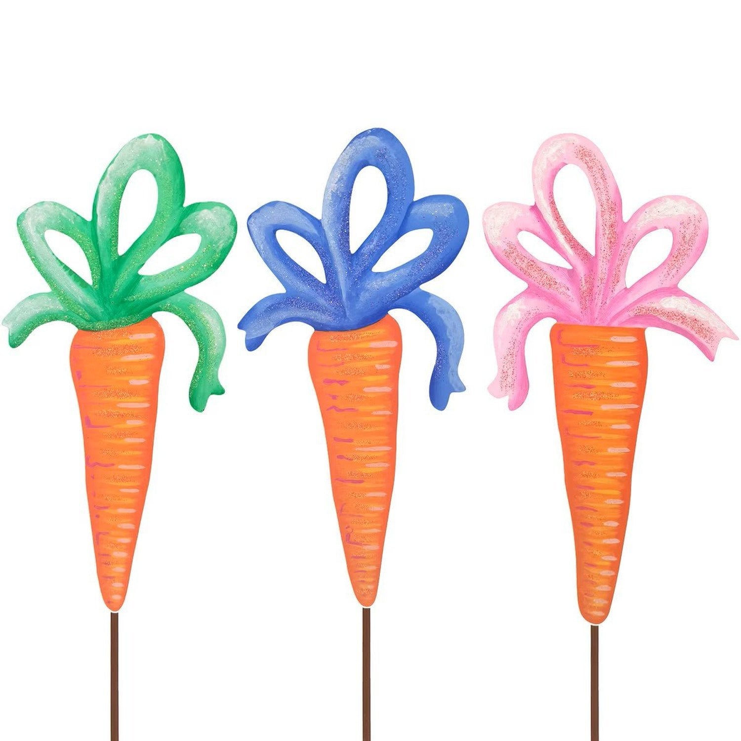 Shop For Ribbon Topped Carrots (Set of 3)