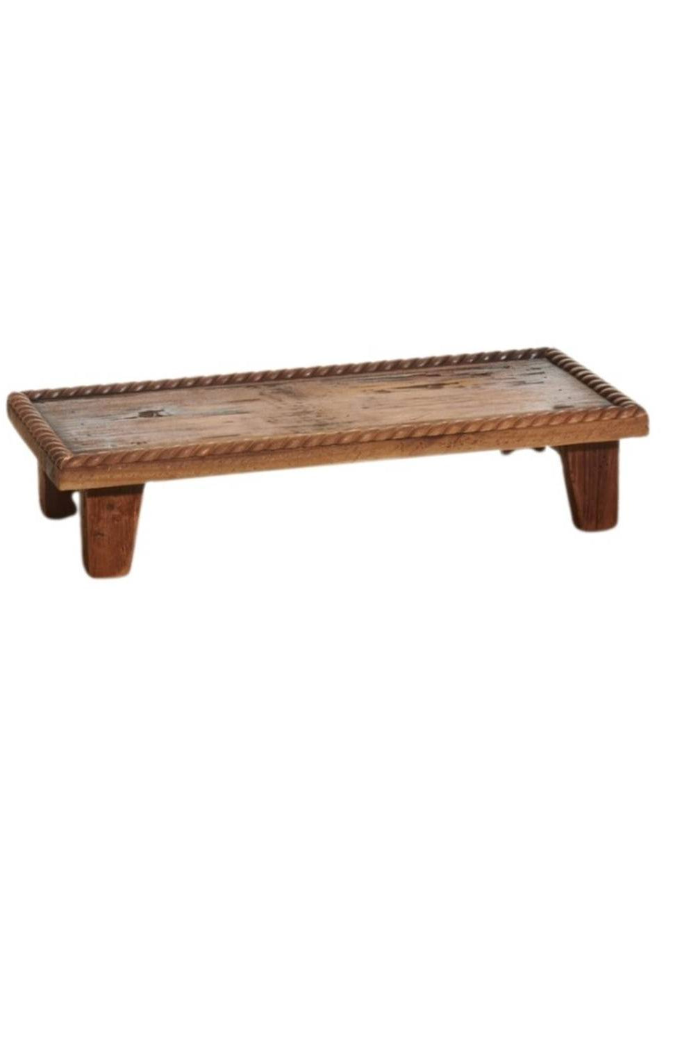 Shop For Rope Style Wood Risers (Set of 2)