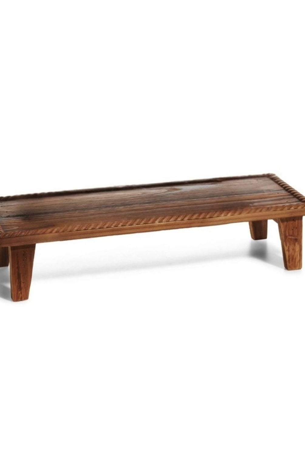 Shop For Rope Style Wood Risers (Set of 2)