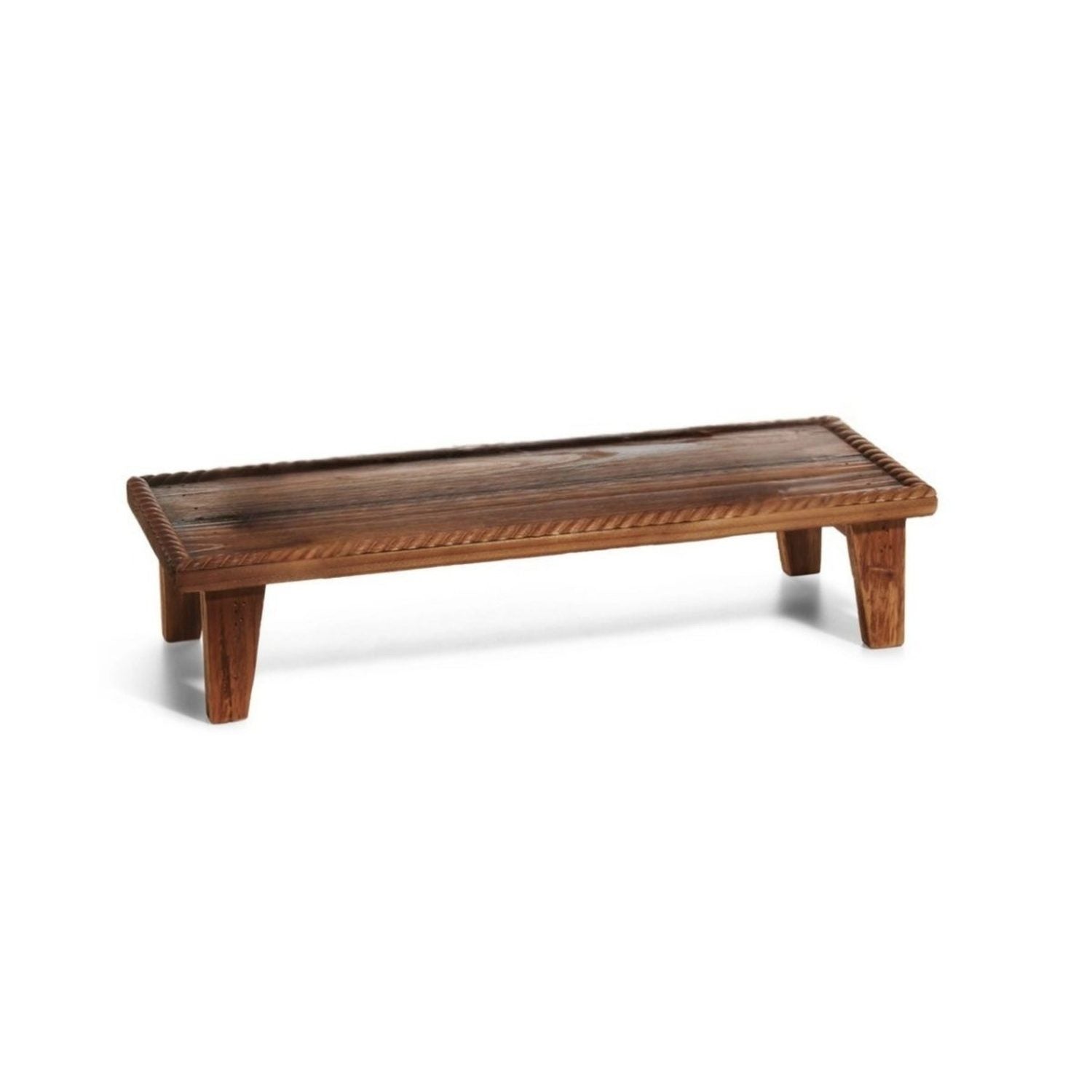 Shop For Rope Style Wood Risers (Set of 2)