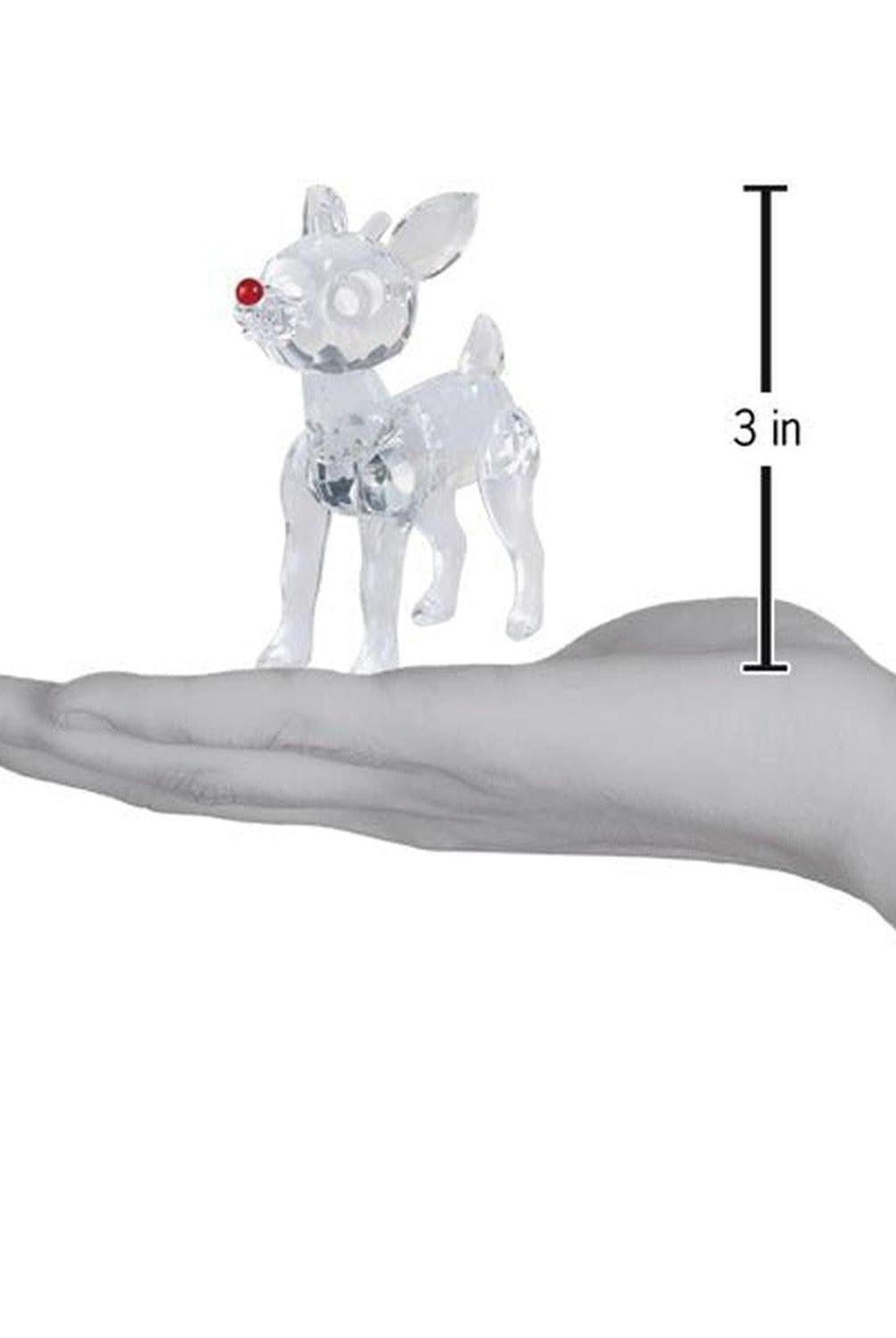 Rudolph Crystal Figurine