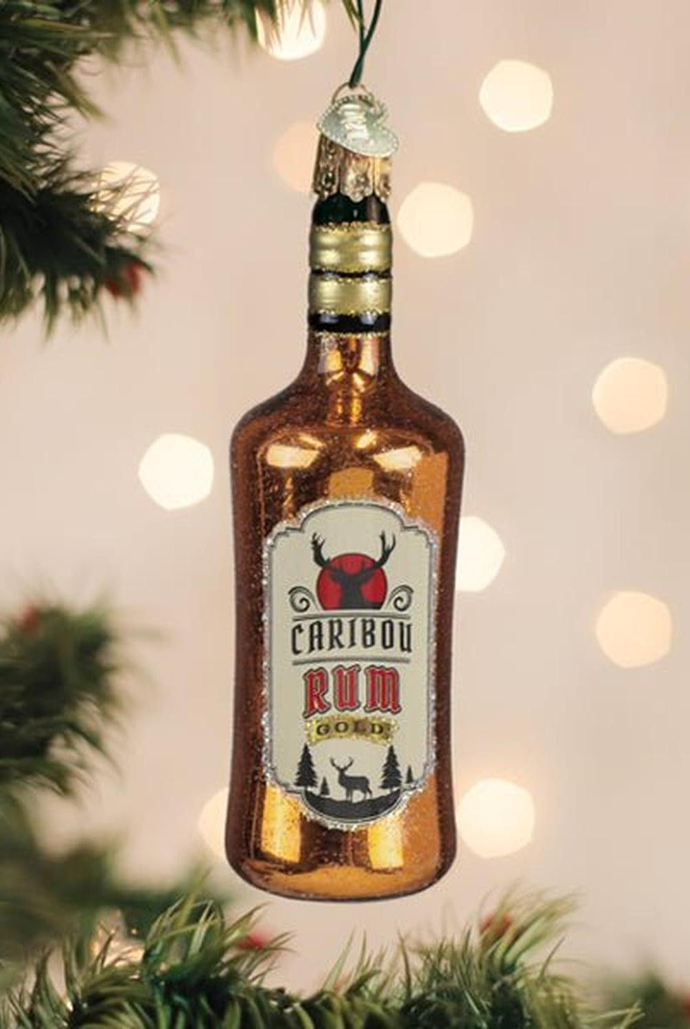 Rum Bottle Ornament