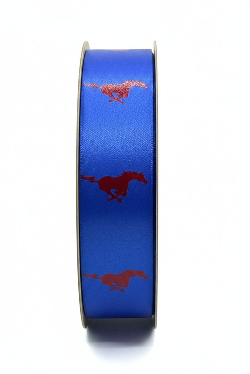 Shop For Running Mustang Homecoming Ribbon: (Royal/Red), Size 9