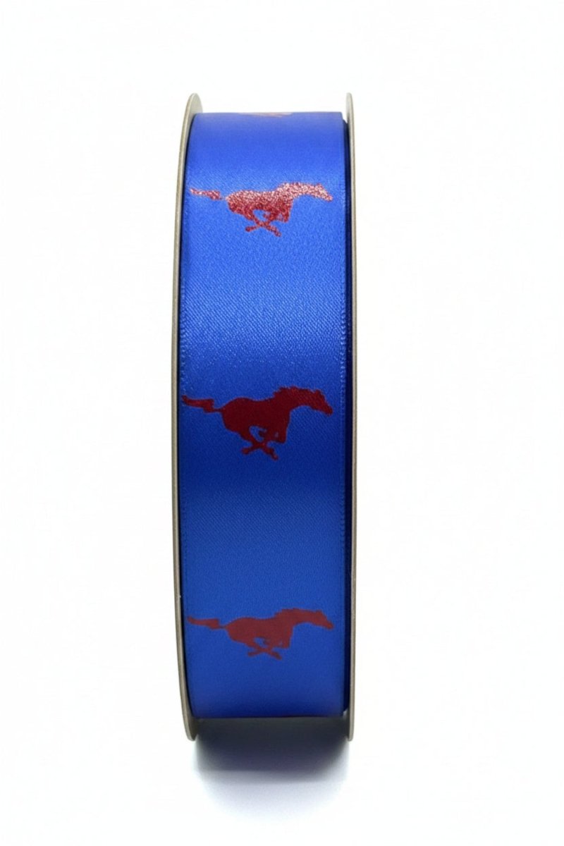 Shop For Running Mustang Homecoming Ribbon: (Royal/Red), Size 9