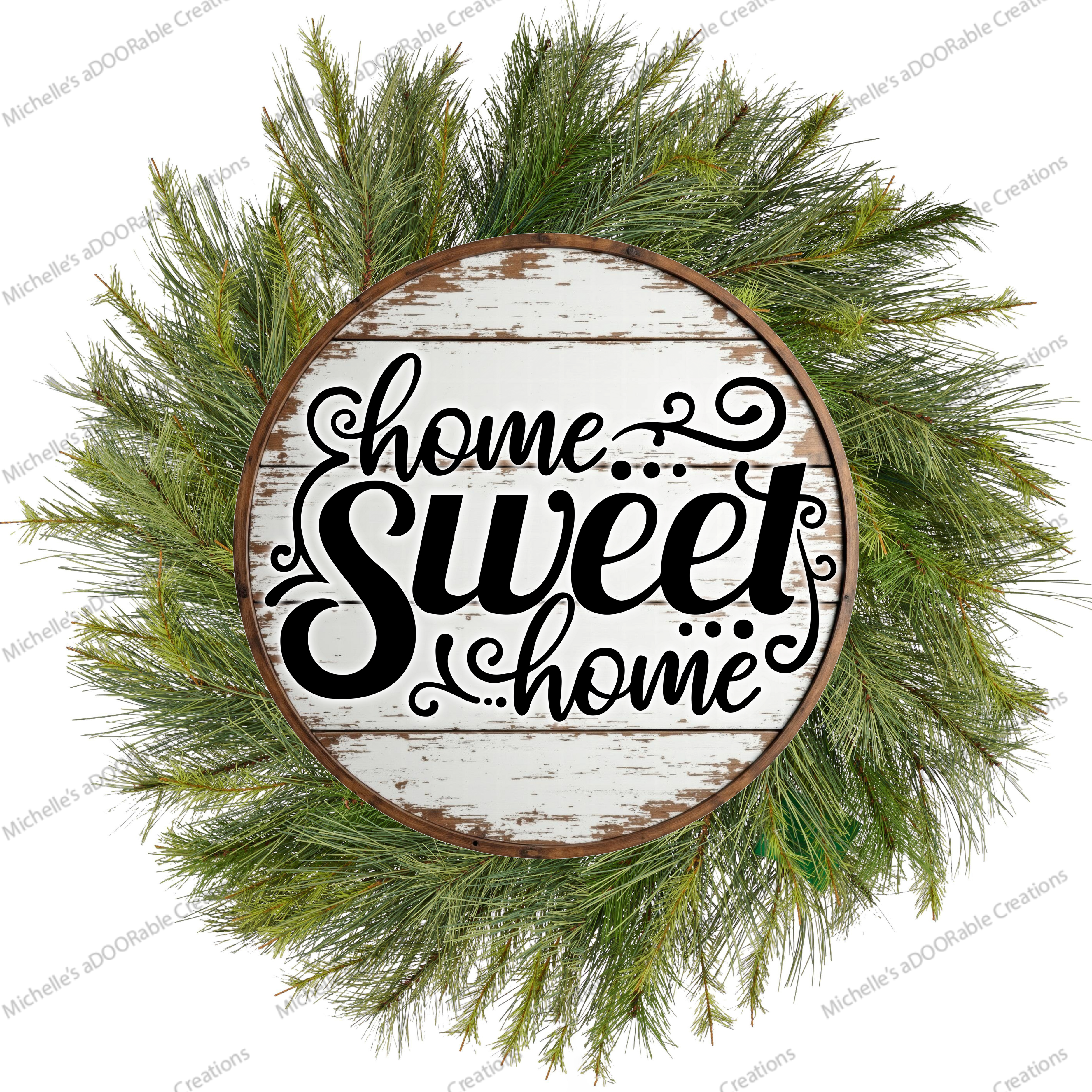 Shop For Rustic Home Sweet Home Round Sign