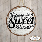 Shop For Rustic Home Sweet Home Round Sign