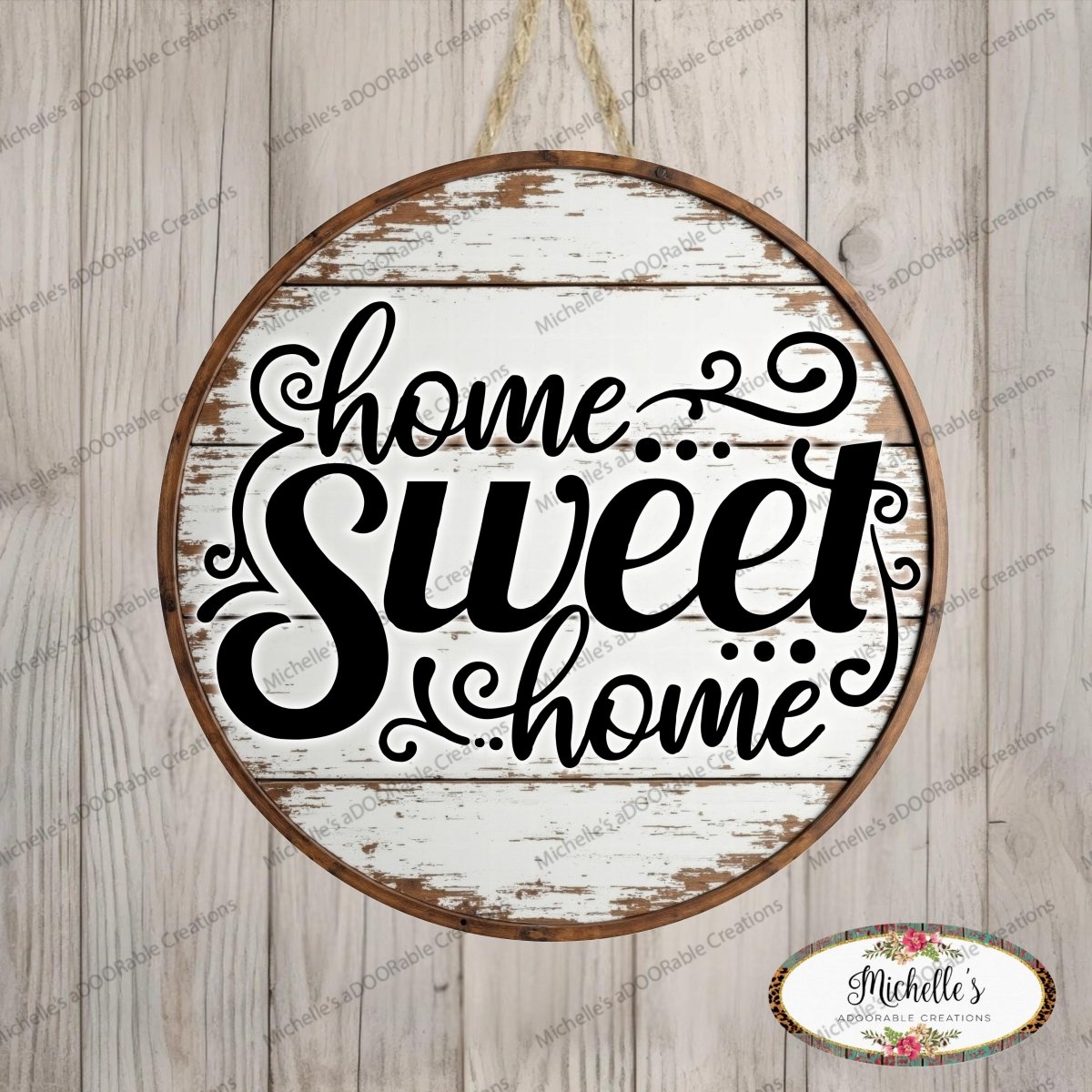 Shop For Rustic Home Sweet Home Round Sign