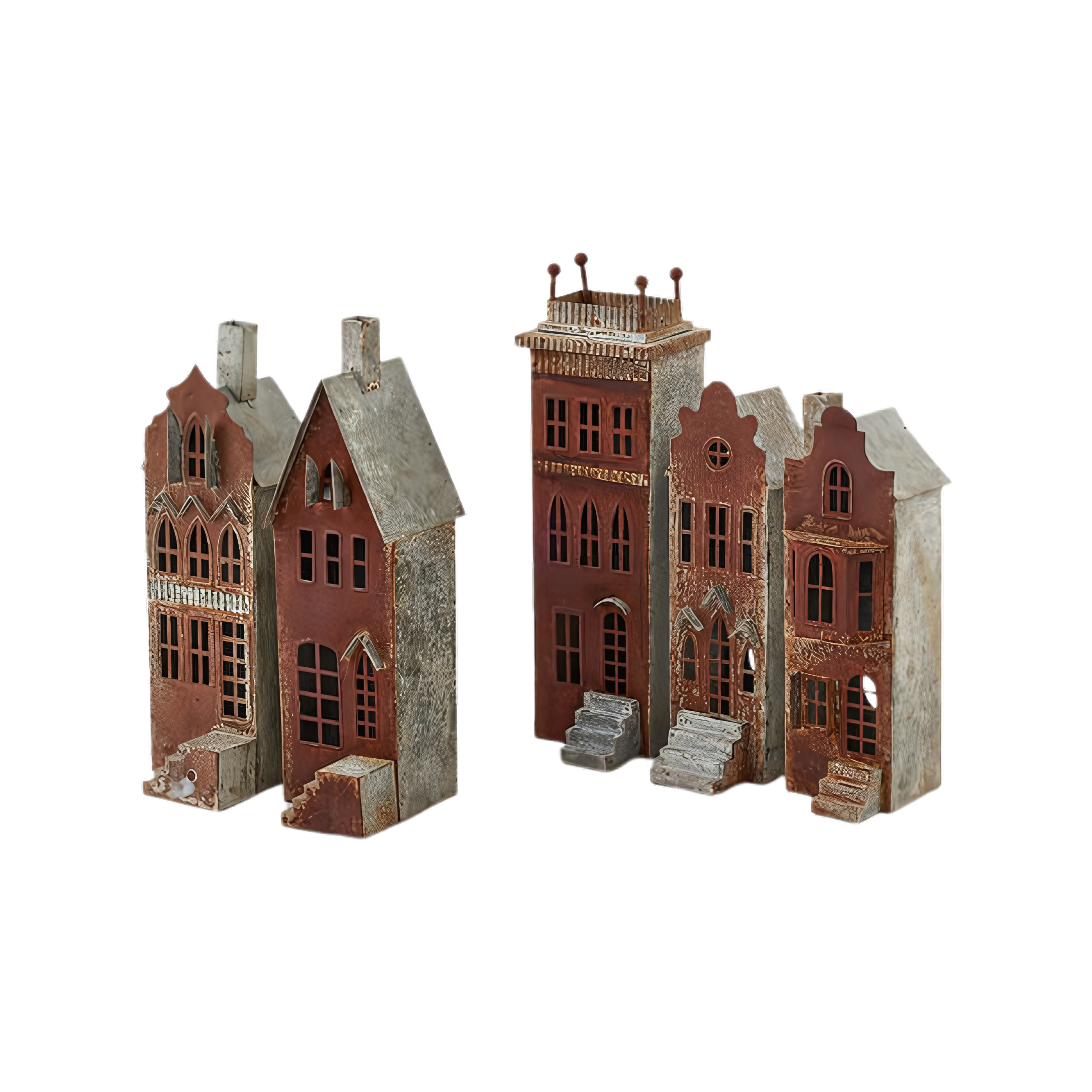 Shop For Rustic Metal Town Homes