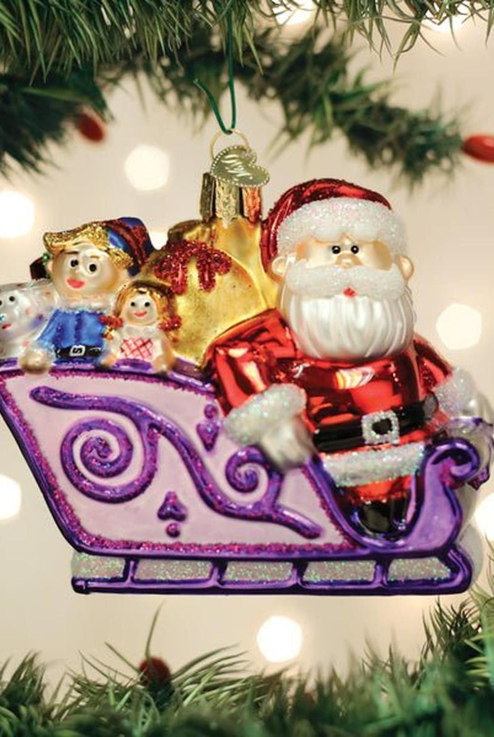 Santa And Friends Ornament