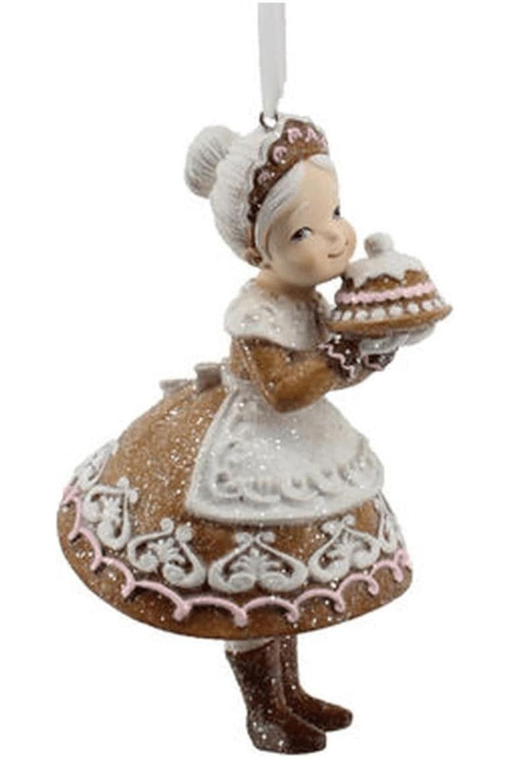 Santa and Mrs. Claus Gingerbread Ornaments
