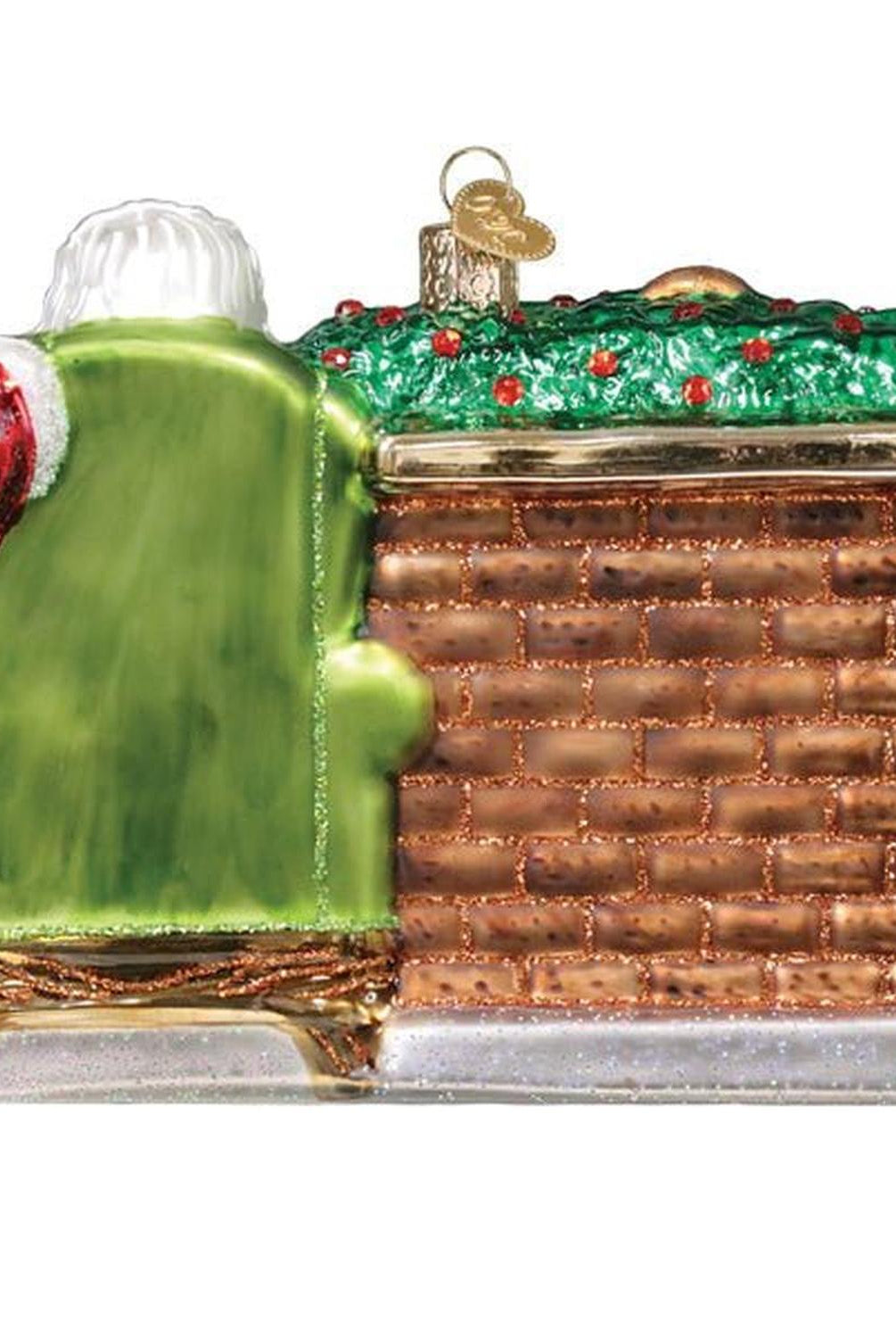 Santa At Hearth Ornament