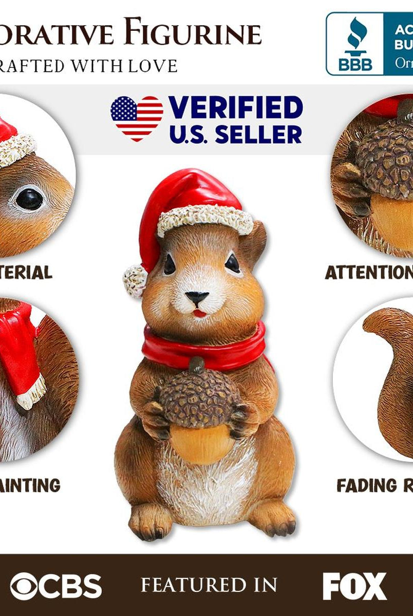 Shop For Santa Chipmunk Christmas Figurine