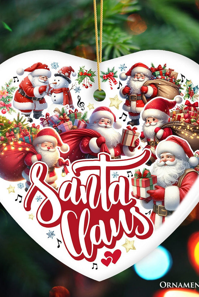 Shop For Santa Claus Christmas Ornament