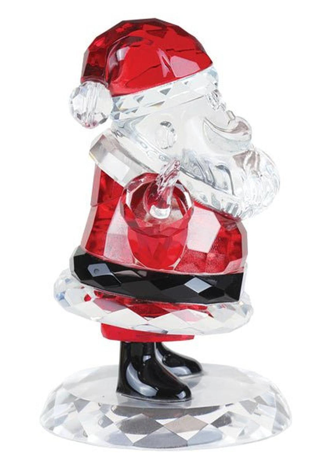 Santa Claus Crystal Figurine