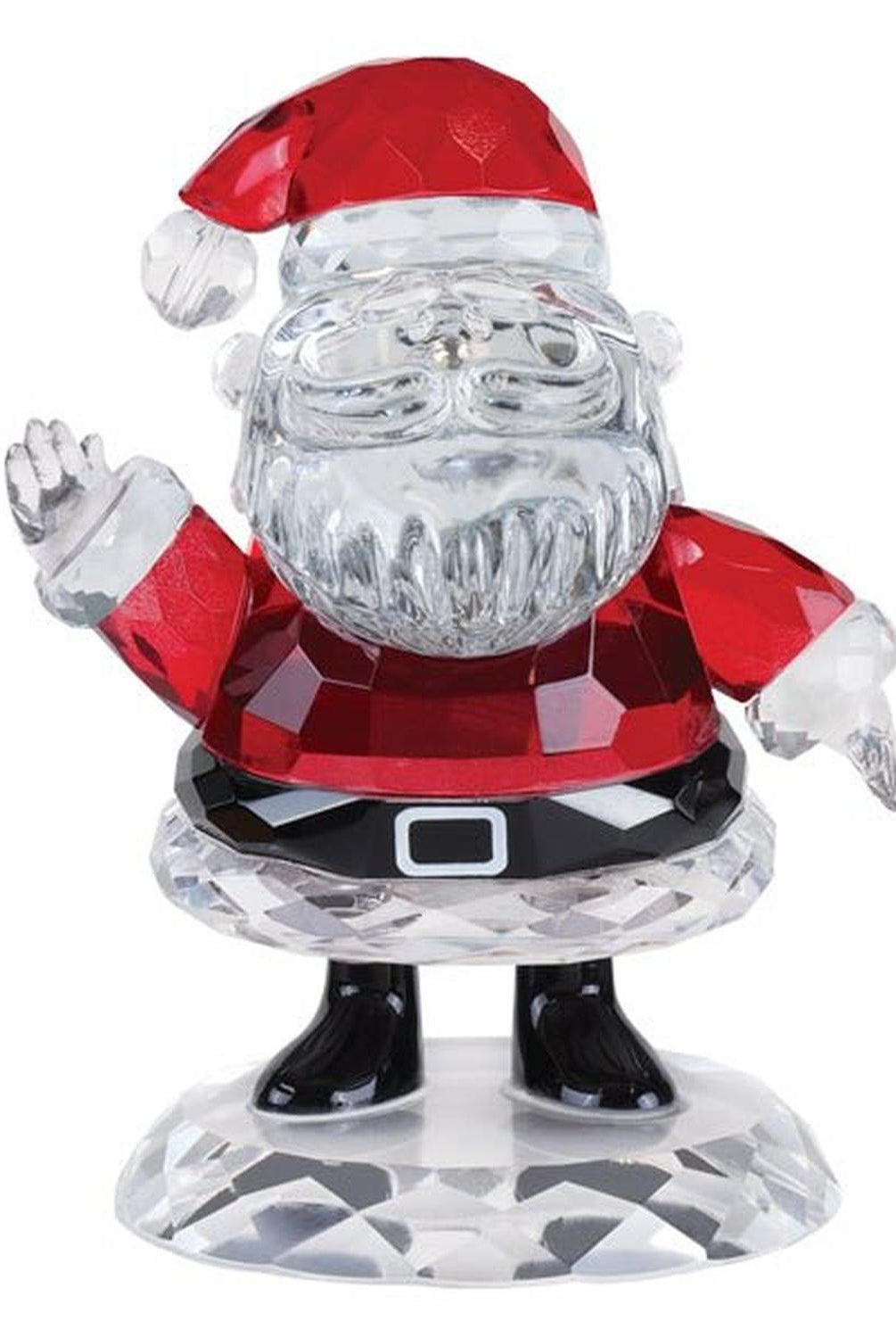 Santa Claus Crystal Figurine