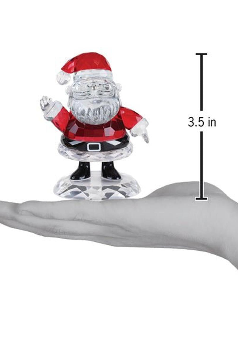 Santa Claus Crystal Figurine