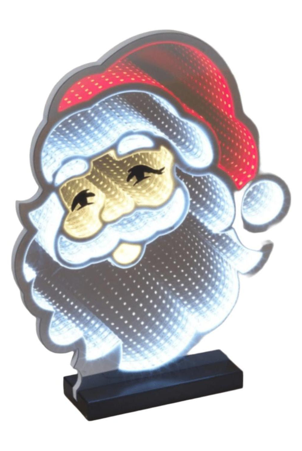 Santa Claus Infinity Light Display 15"H