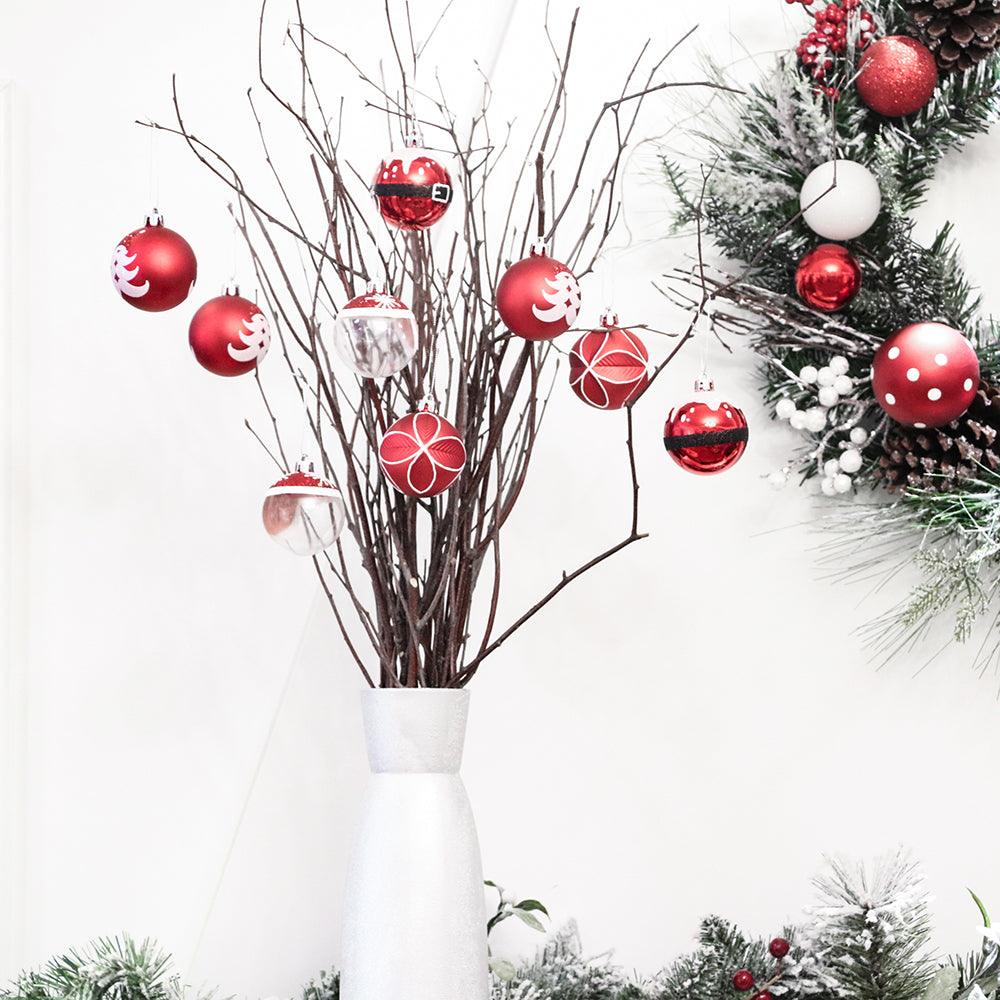 Shop For Santa Claus Round Ornament Bundle, Set of 9