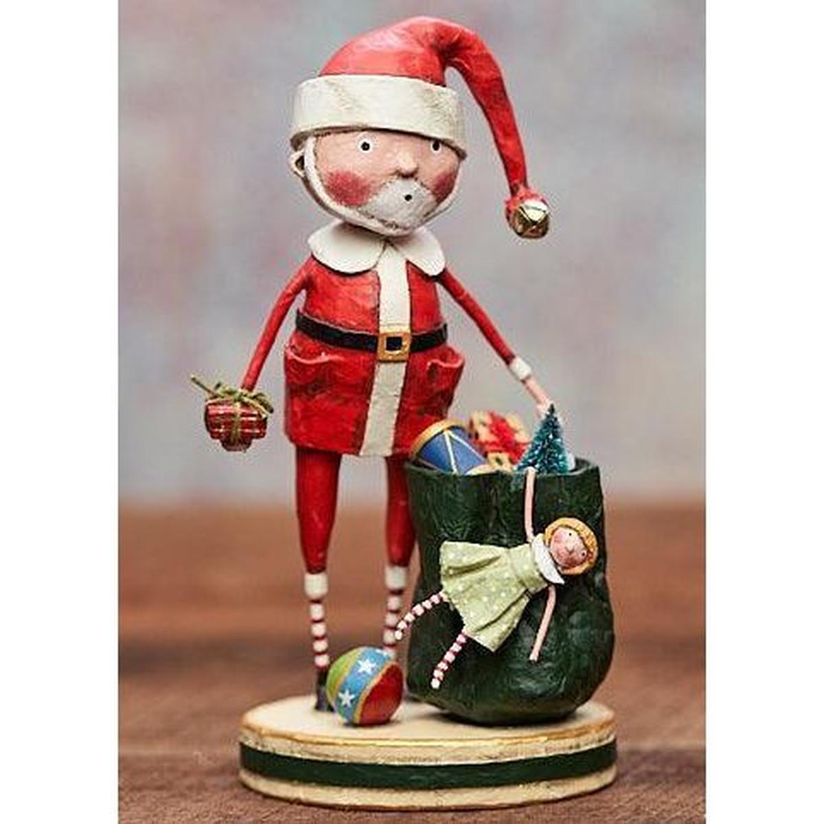 Shop For Santa & His Sack Christmas Figurine