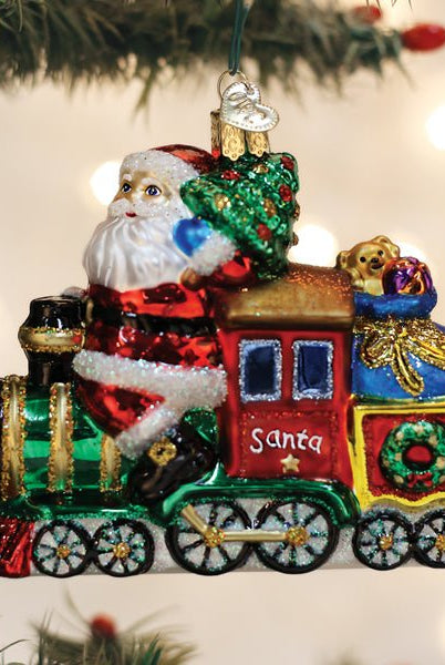 Shop For Santa On Locomotive Ornament