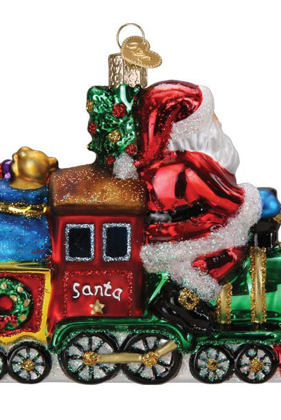 Shop For Santa On Locomotive Ornament