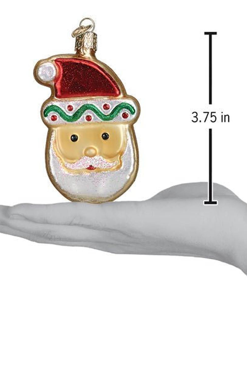 Santa Sugar Cookie Ornament
