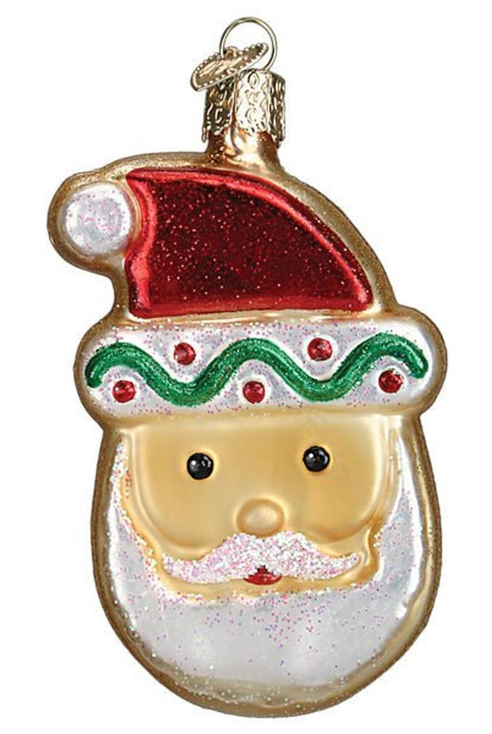 Santa Sugar Cookie Ornament