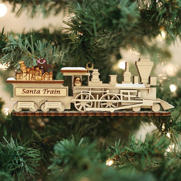 Shop For Santa Train Ornament