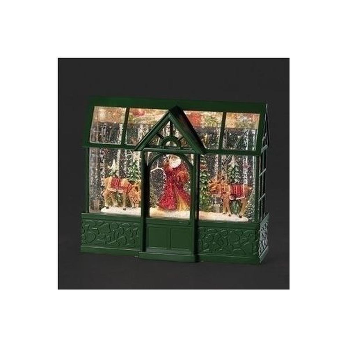 Shop For Santa With Reindeer Lighted Water Greenhouse Lantern at Michelle's aDOORable Creations