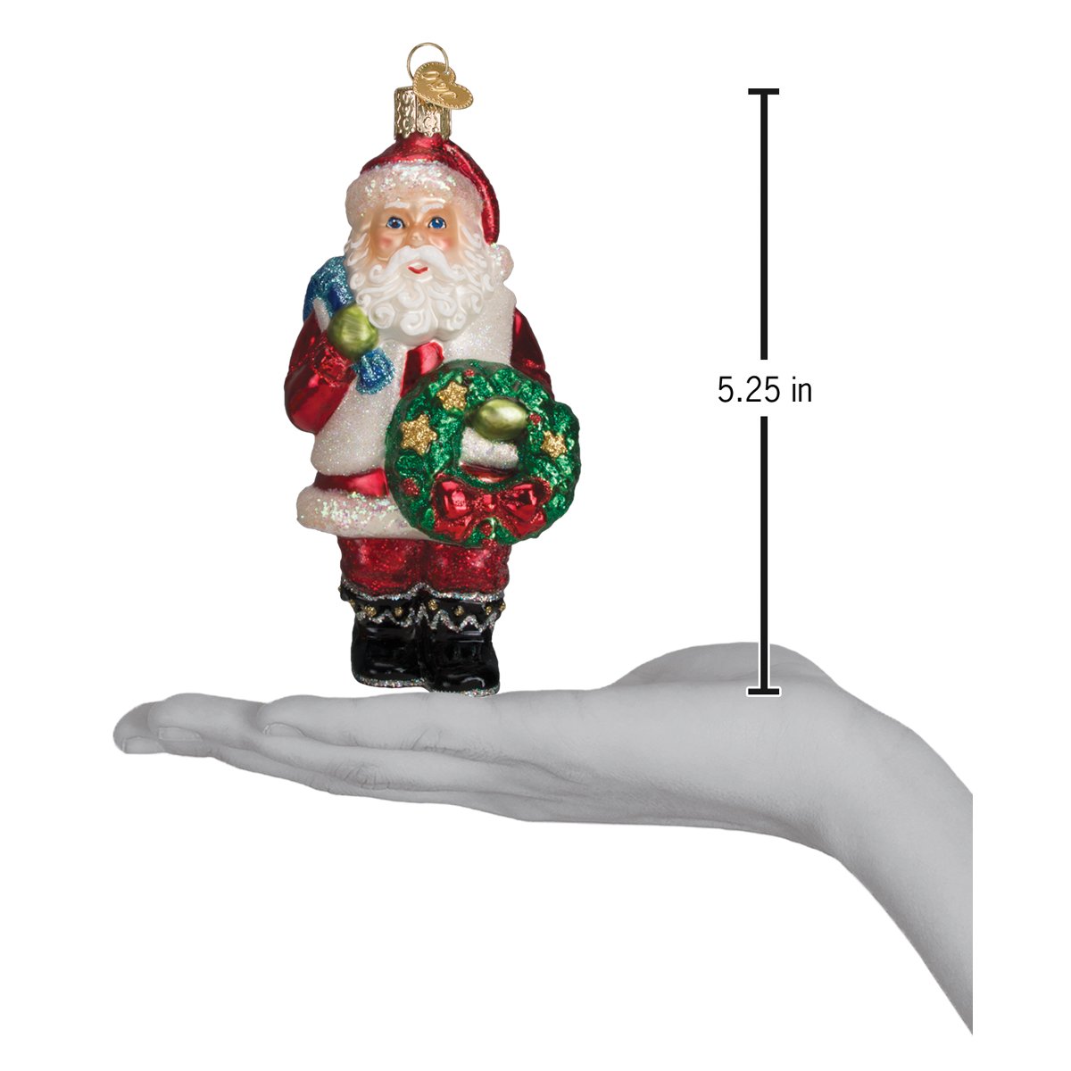 Shop For Santa With Wreath Ornament