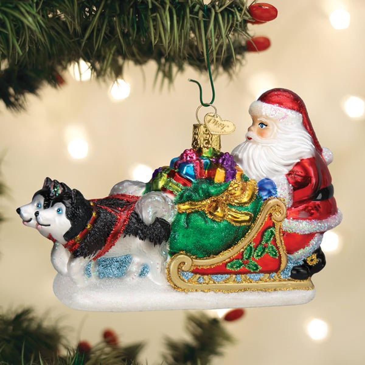 Shop For Santa's Dog Sled Ornament