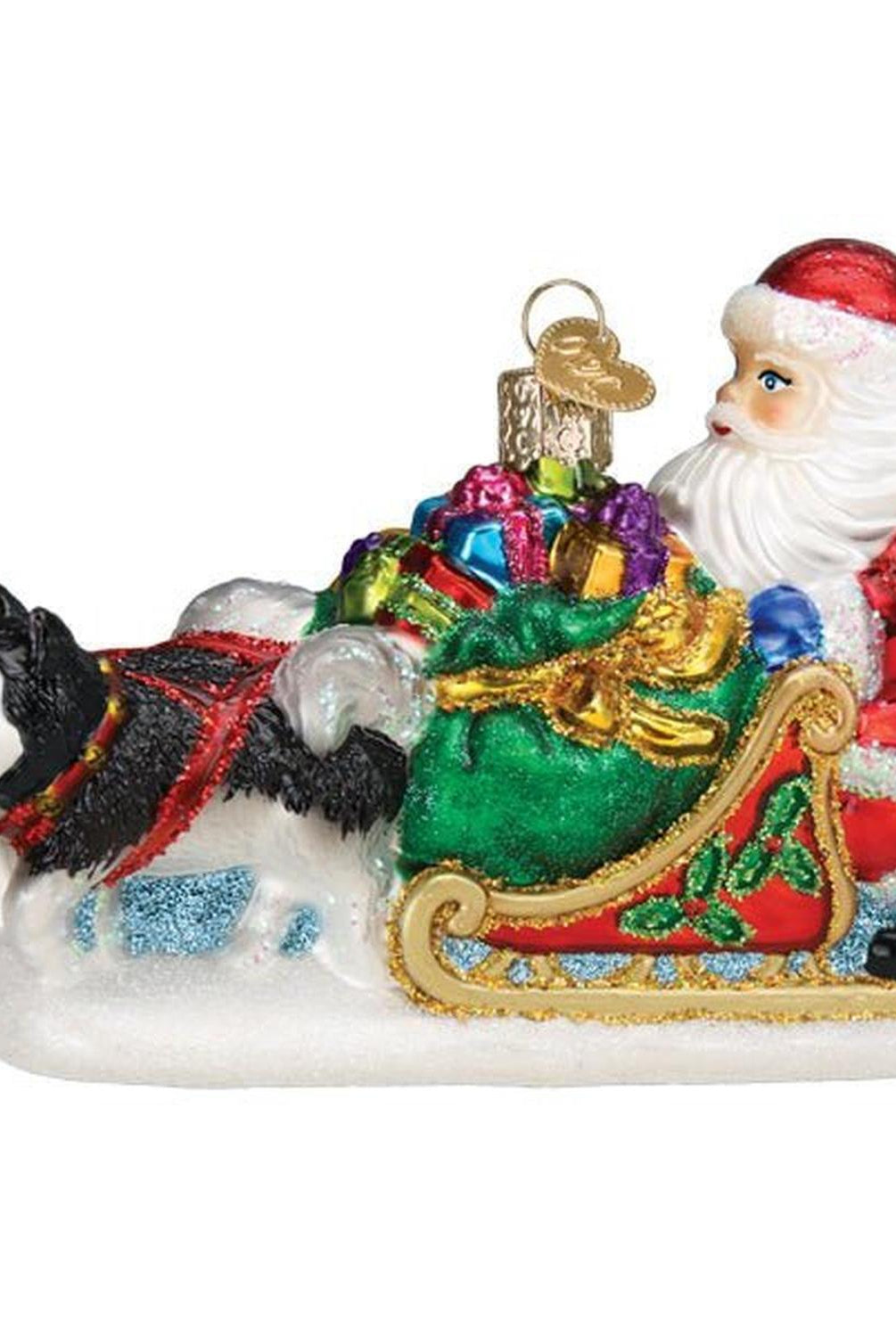 Santa's Dog Sled Ornament