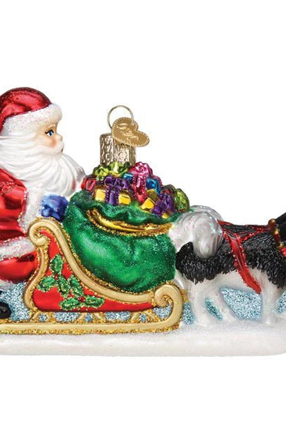 Santa's Dog Sled Ornament