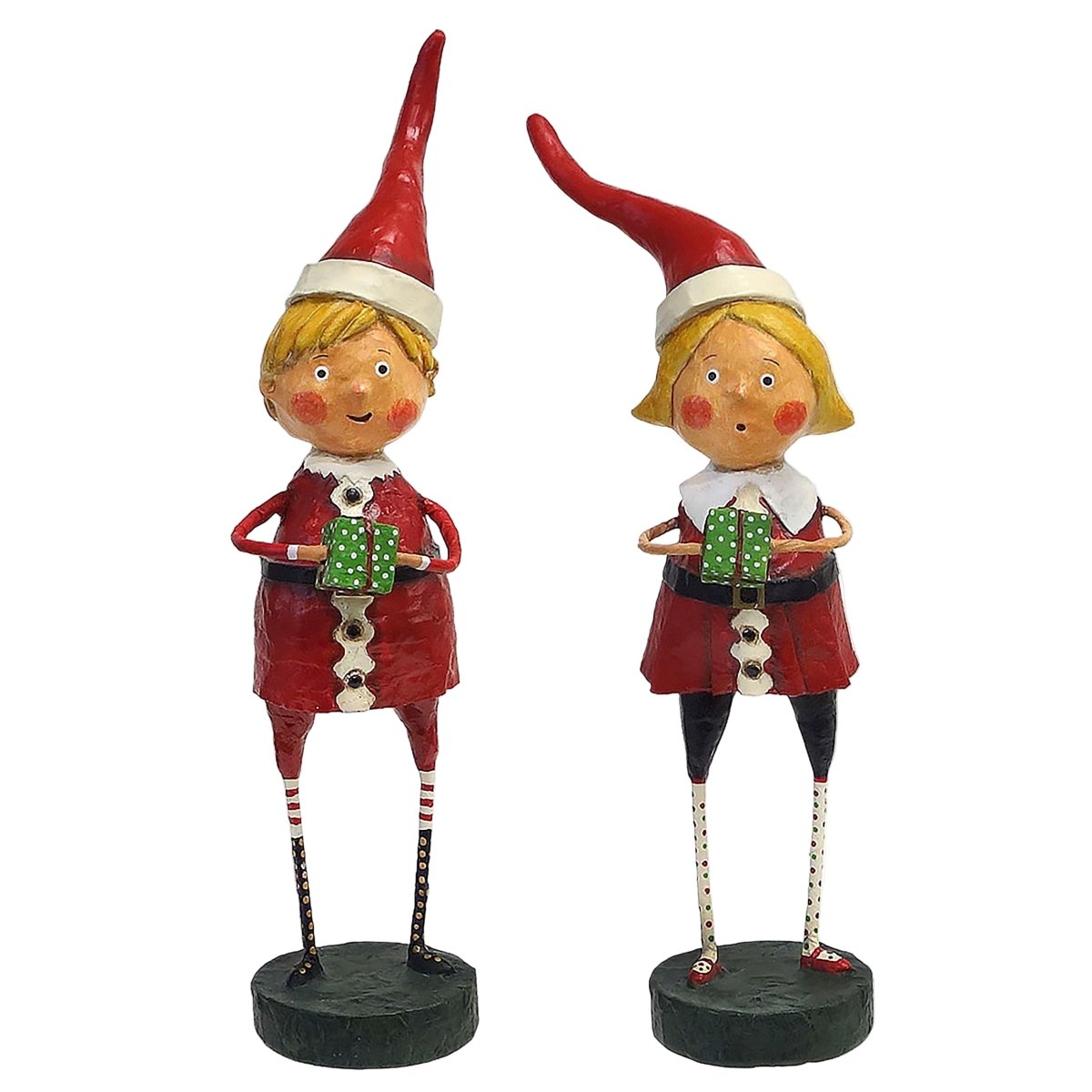 Shop For Santa's Little Helpers Christmas Figurines, Set of 2