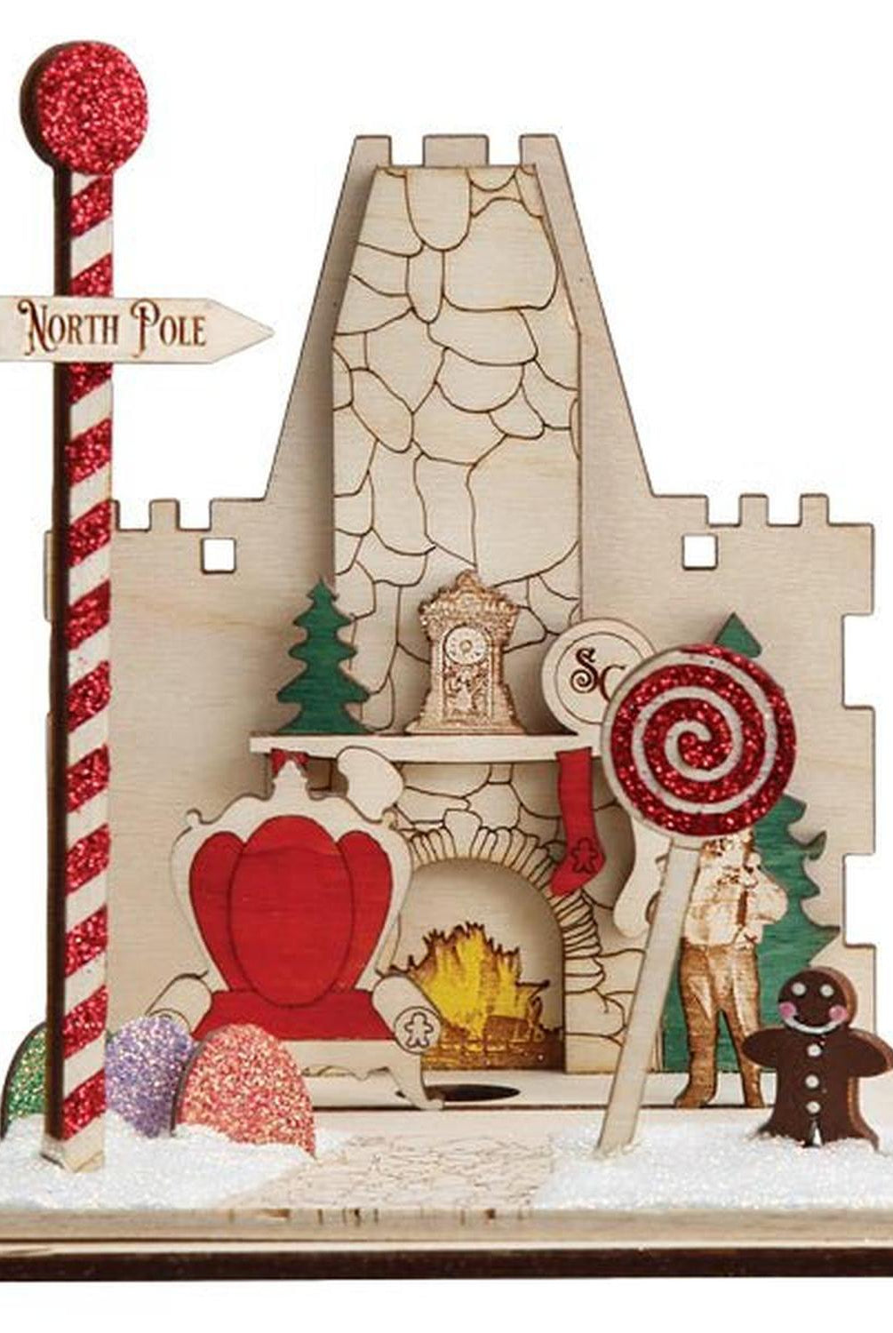 Santa's Magic Castle Ornament