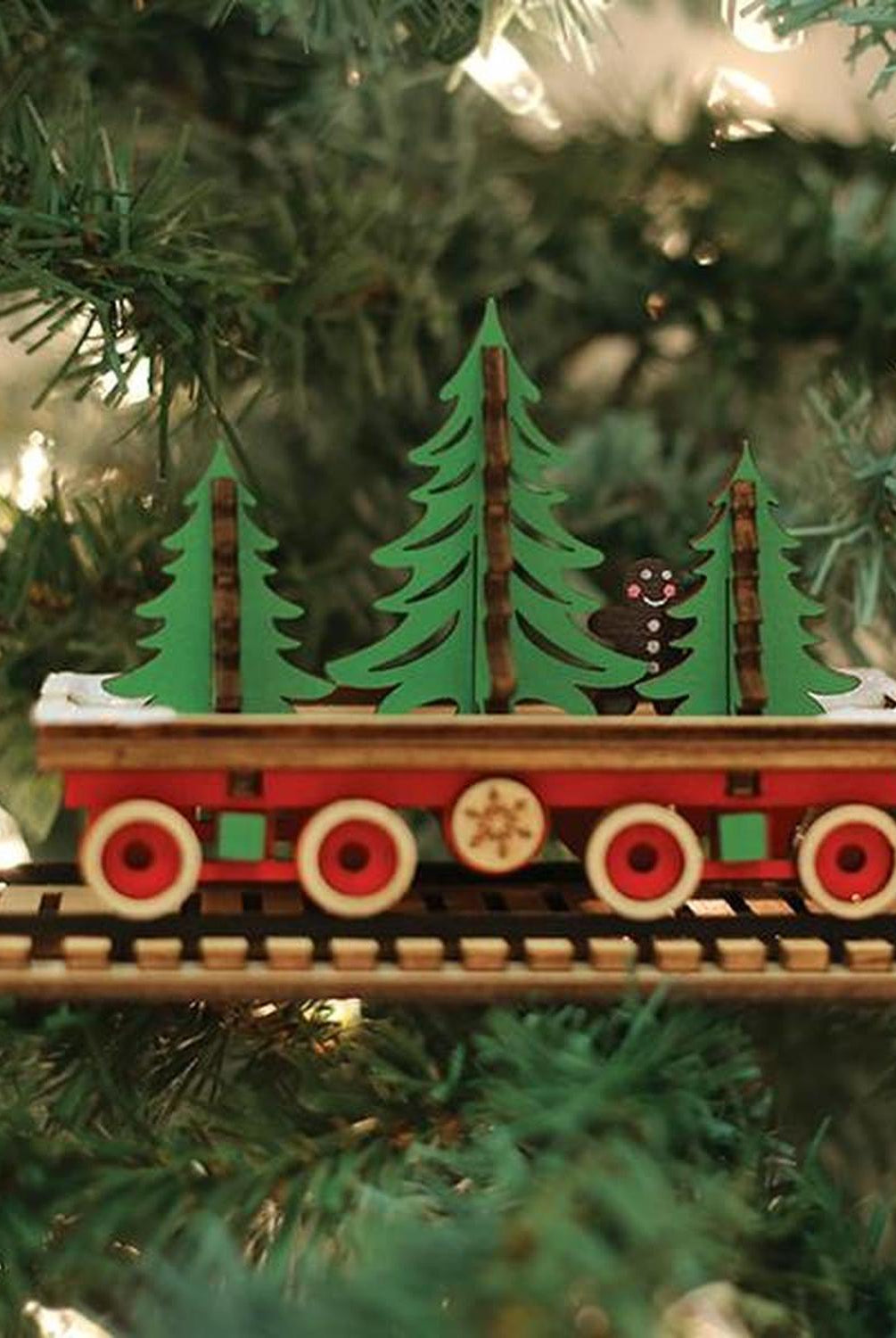 Santa's NP Express Flat Car
