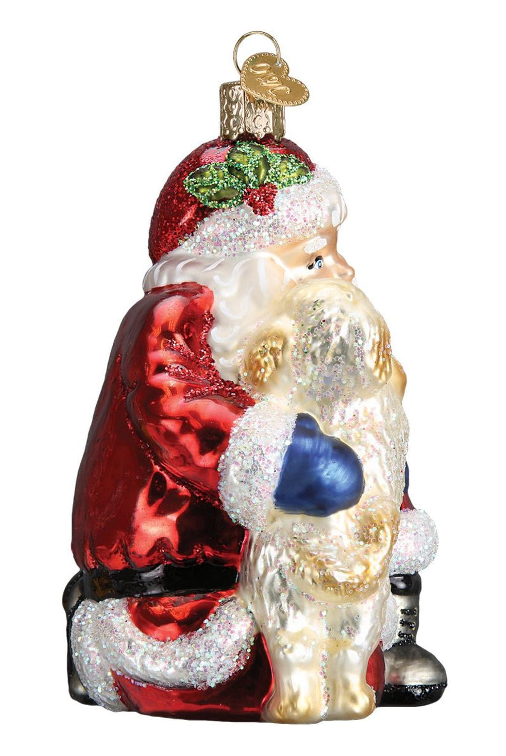 Santa's Puppy Love Ornament