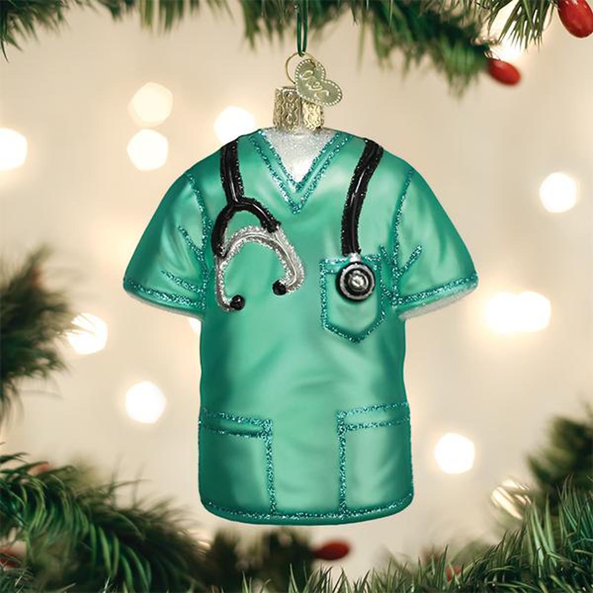 Shop For Scrubs Ornament