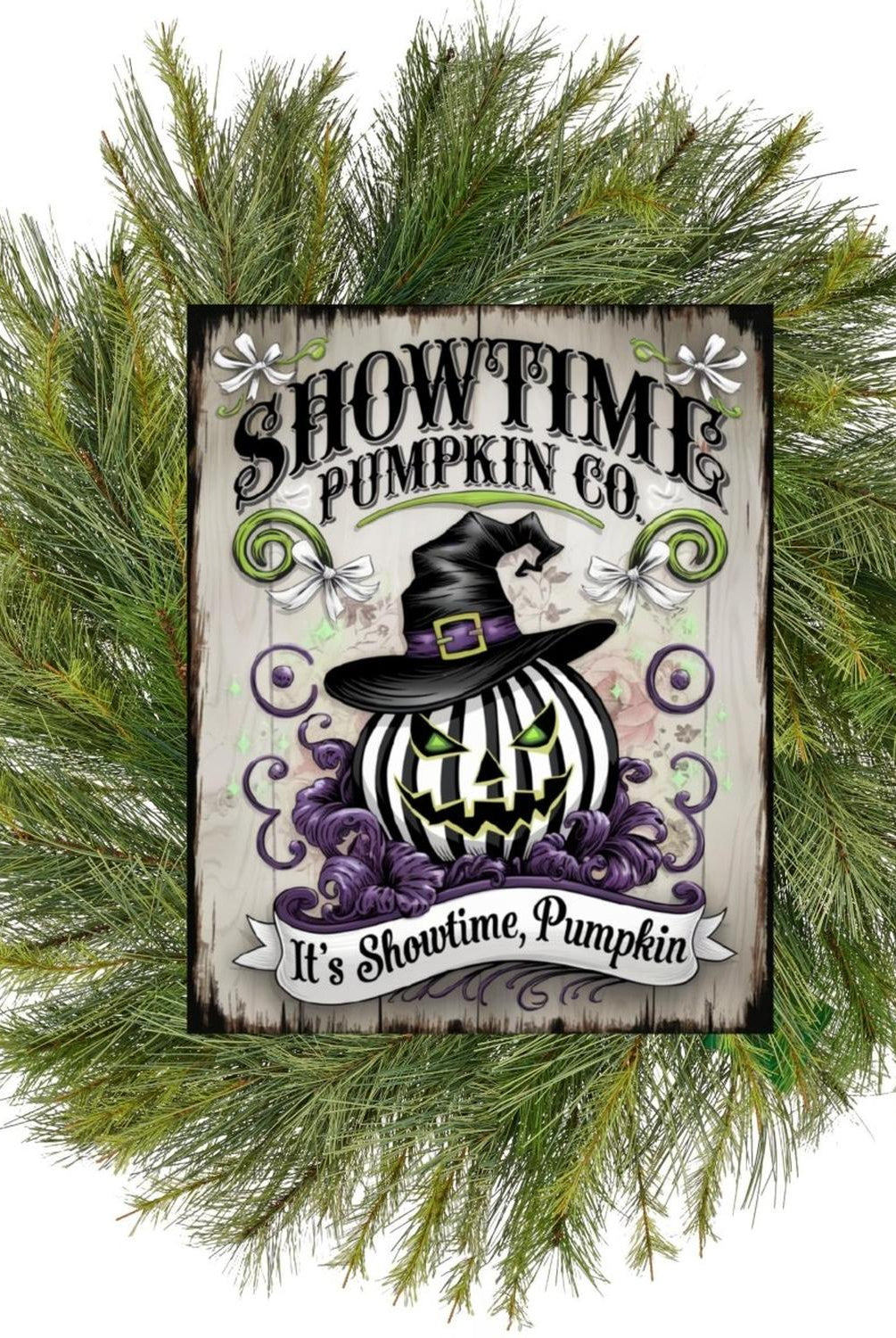 Showtime Pumpkin Co Halloween Sign