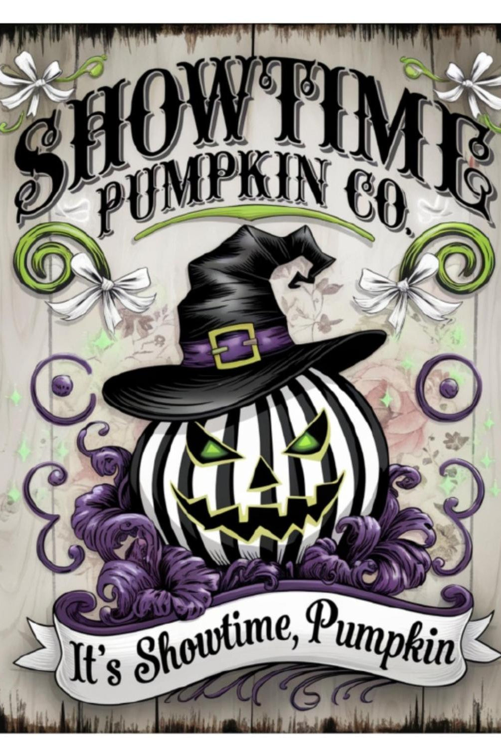 Showtime Pumpkin Co Halloween Sign