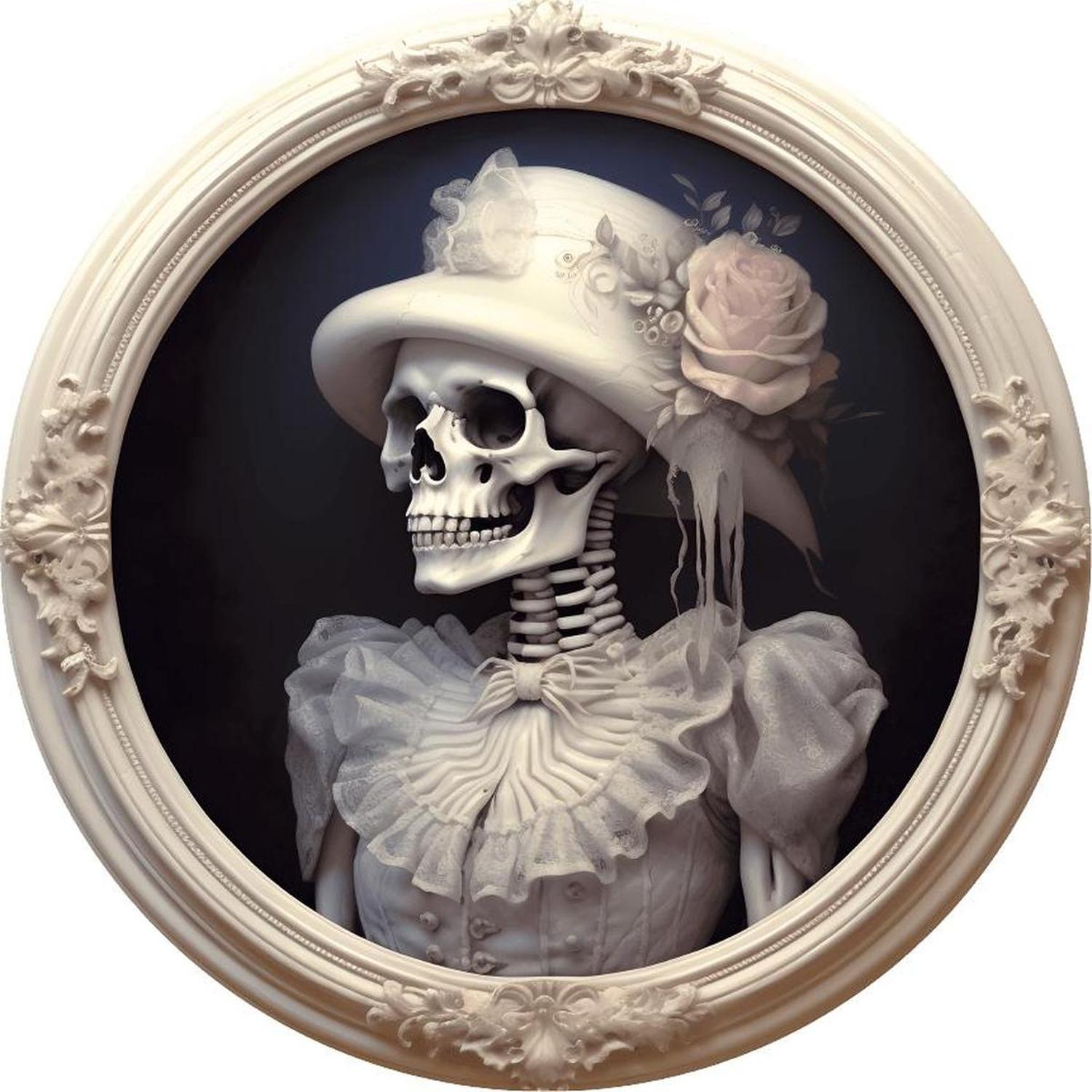 Shop For Skeleton Bride Portrait Sign