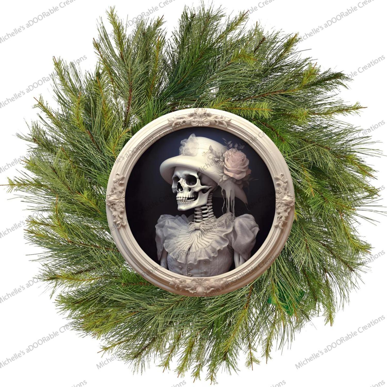 Shop For Skeleton Bride Portrait Sign