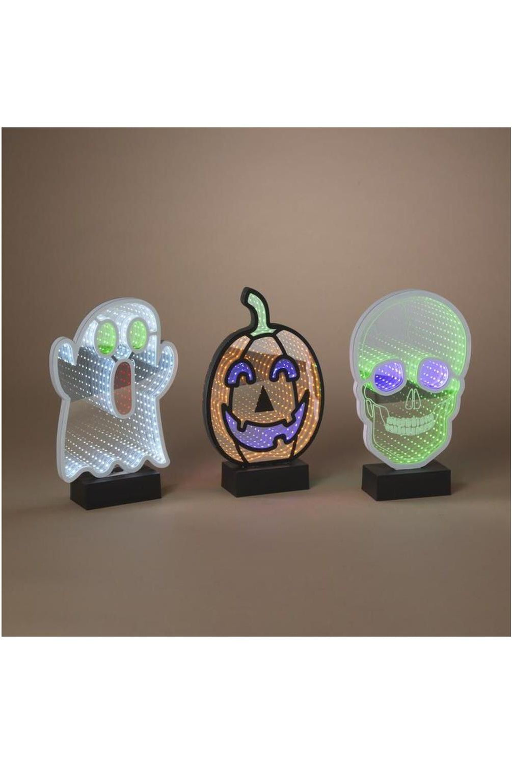 Skull Infinity Light Display 11"H