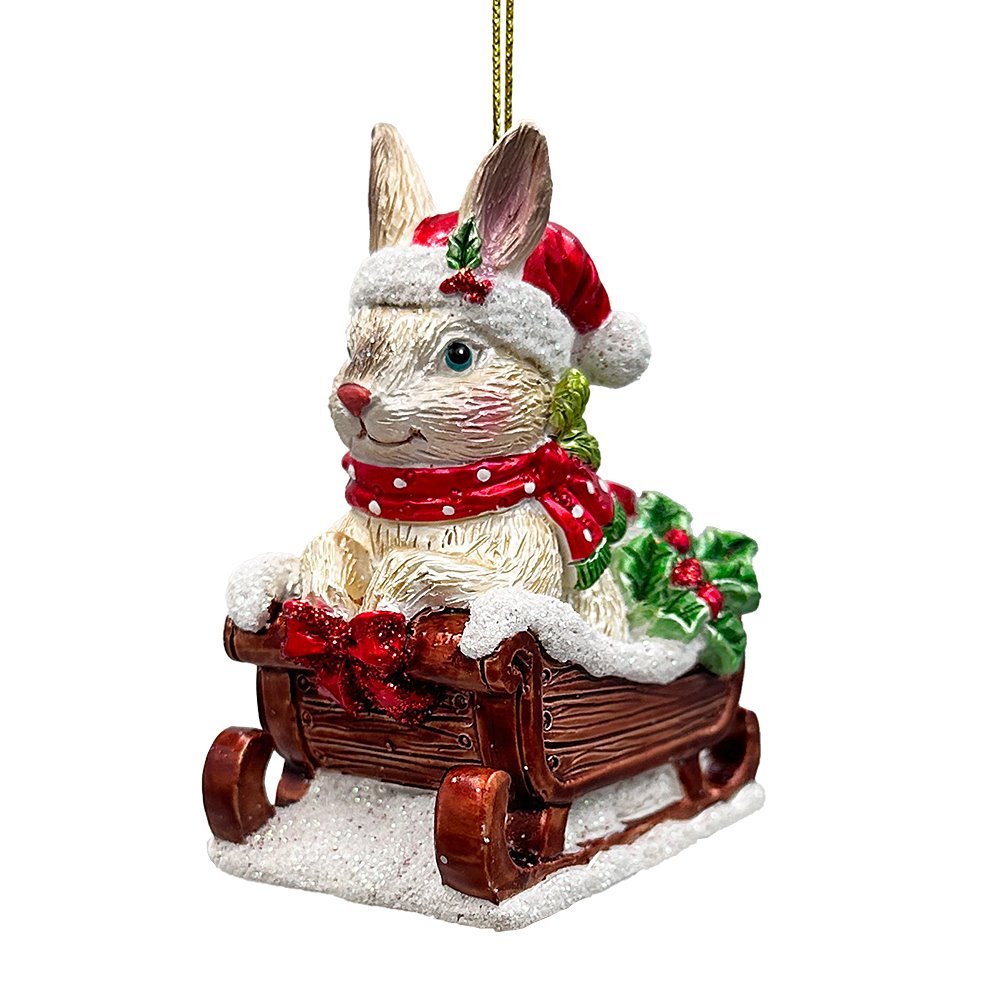 Shop For Sleigh - Borne Animal Ornaments, Set of 5